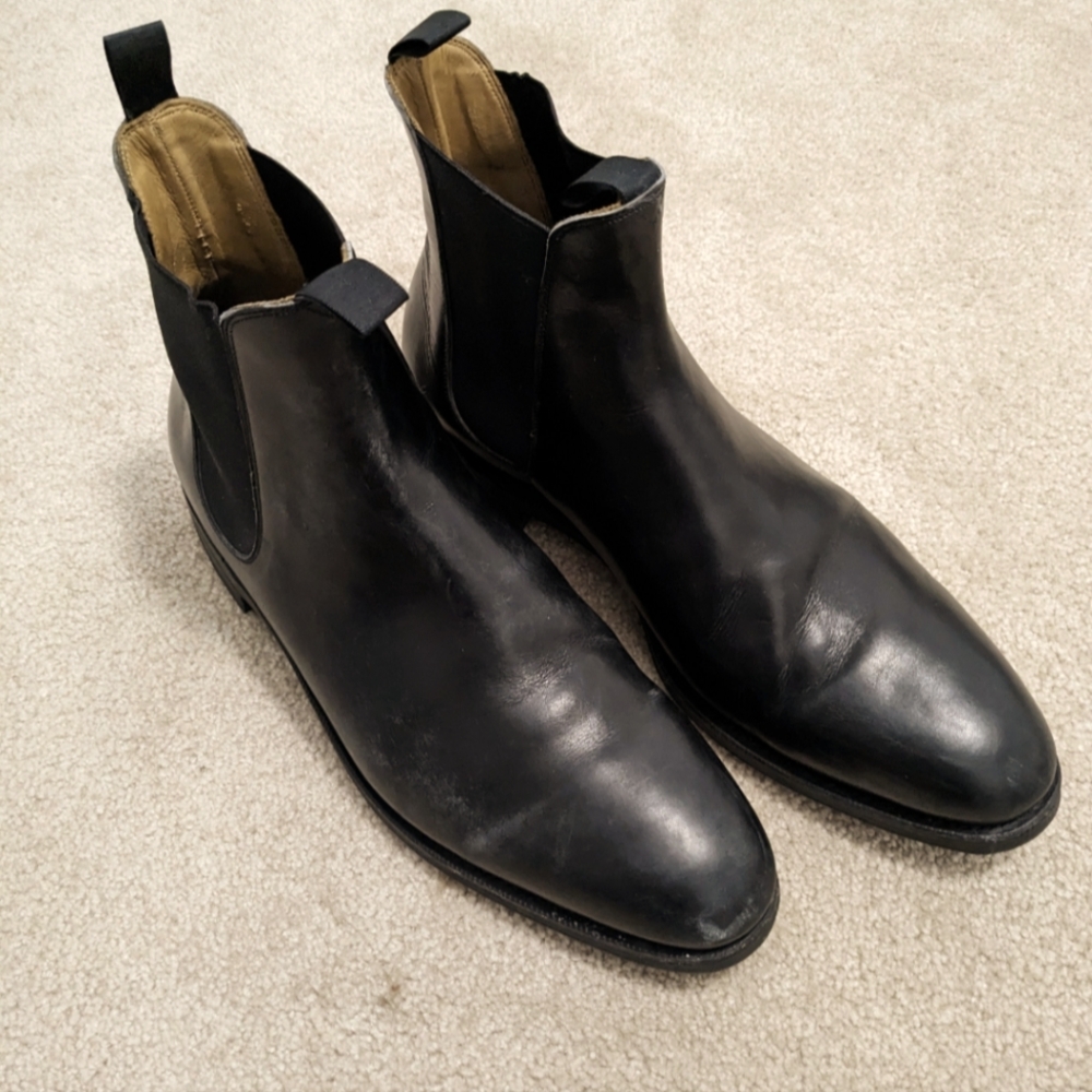 Meermin Chelsea Boots - Black, Sleek, Sexy Size 11.5 USA